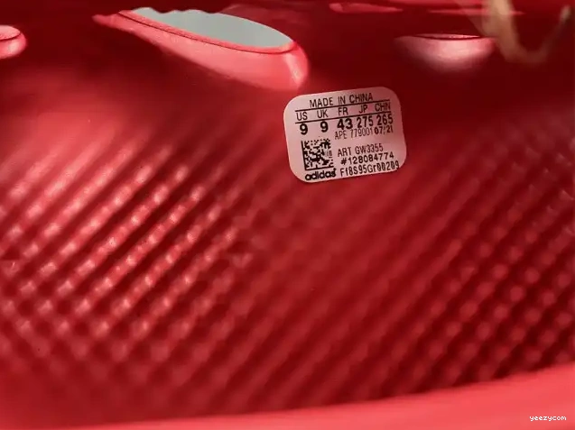 CW3355 Red Foam Adidas Yeezy 0420